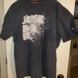 NIKE JUST DO IT Black splash GRAPHIC T-SHIRT EXCLUSIVE ART MENS SIZE XXL